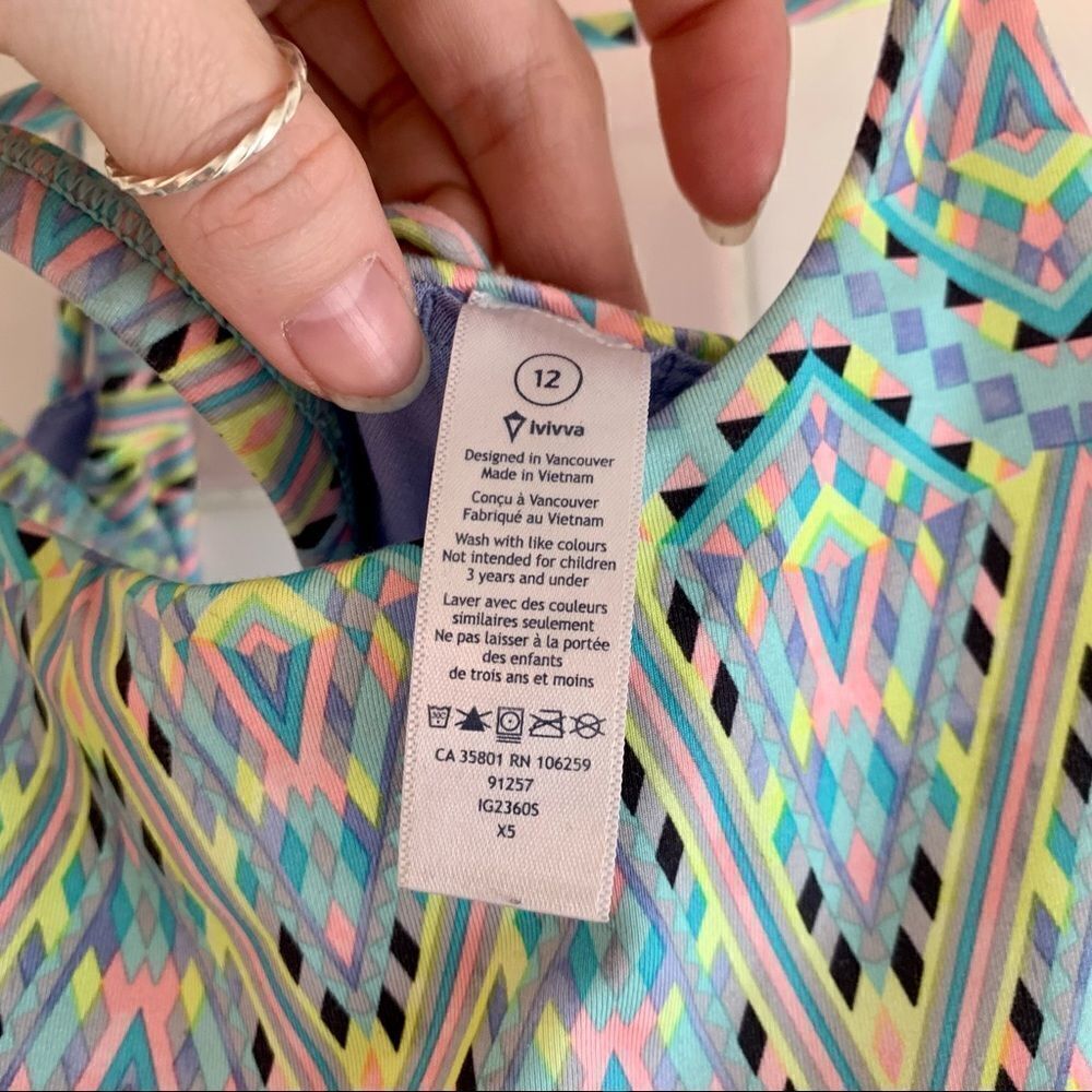 Ivivva by Lululemon Gray Tank with built in sports bra & Sports bra Bundle - Picture 5 of 6